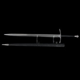 SWM-1038 Swordier Type XXa Longsword – "Floral Themed" Fishtail Pommel with Spring Steel Blade & Polished Fittings